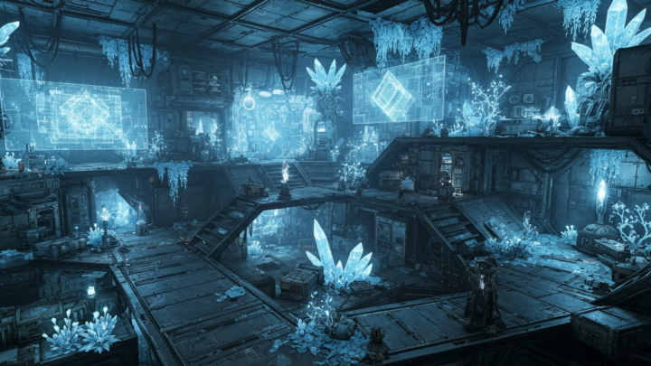 FFXIV Player Crafts Pragmata-Inspired House Masterpiece