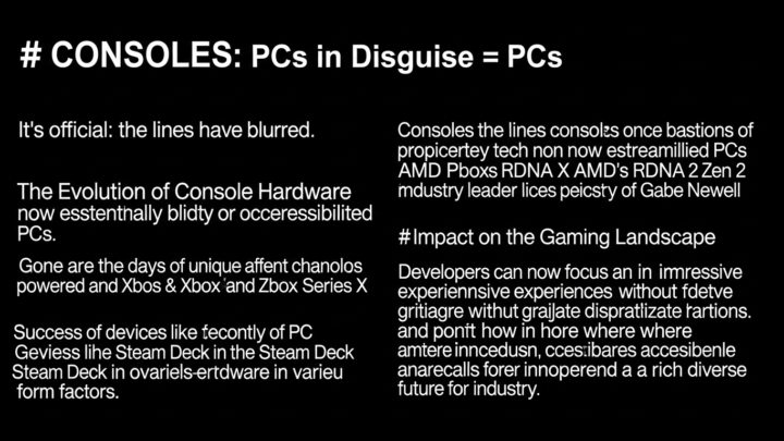Lord Gaben was right: Consoles are now officially just PCs in a box