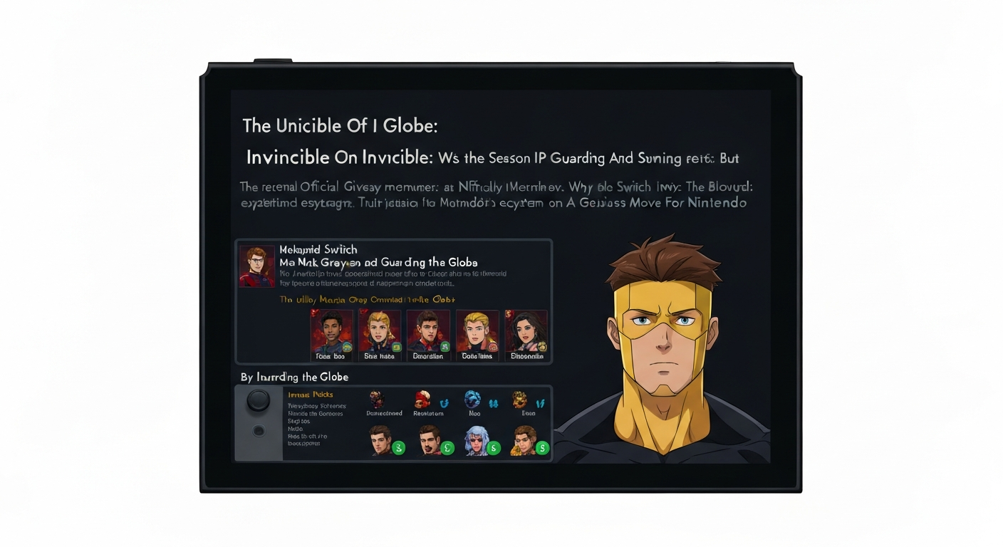 Invincible On Nintendo Switch: Why The Bloodiest Superhero IP Is A Genius Move For Nintendo