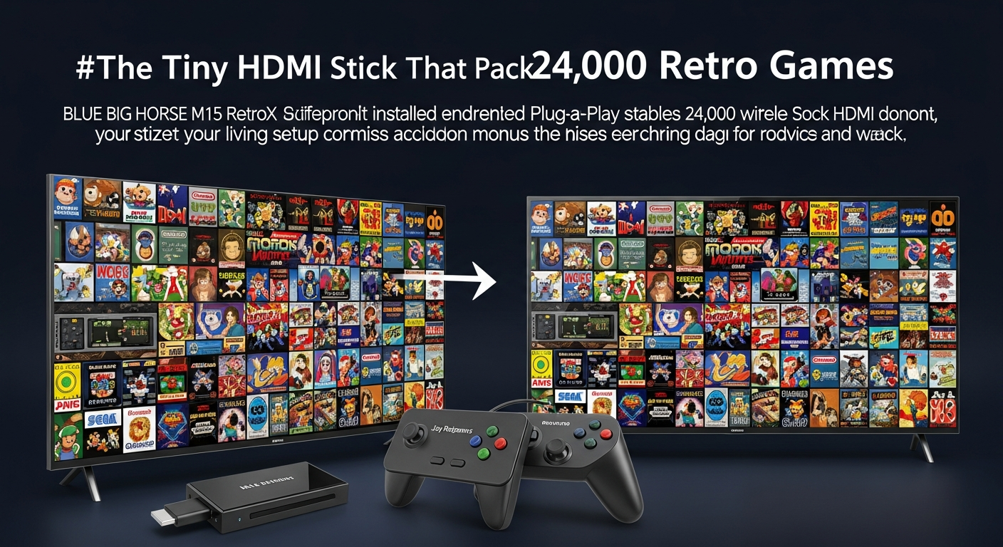 This Tiny HDMI Stick Actually Packs 24,000 Retro Games