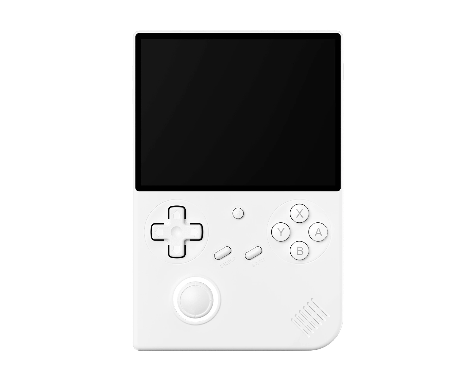Miyoo Flip V2 vs Anbernic RG40XXV: Is the Clamshell Worth $22 More? 1 Anbernic RG40XXV retro handheld gaming console front view with RGB joystick
