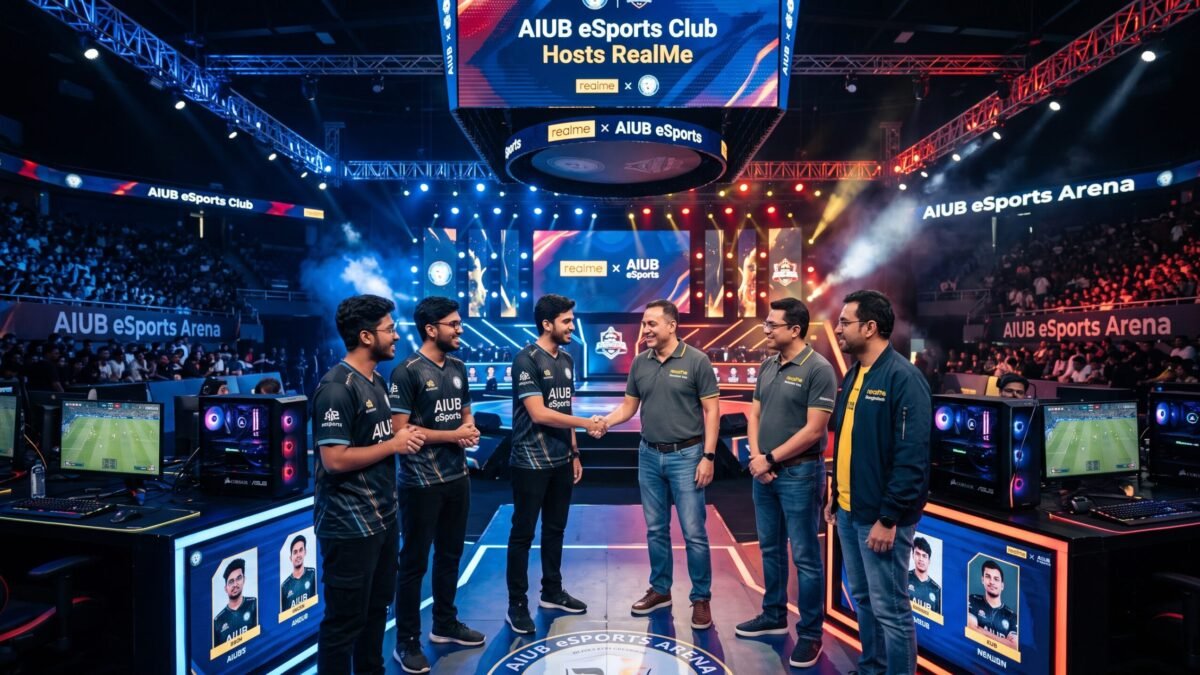 AIUB eSports Club Hosts RealMe Bangladesh and SEA Delegation